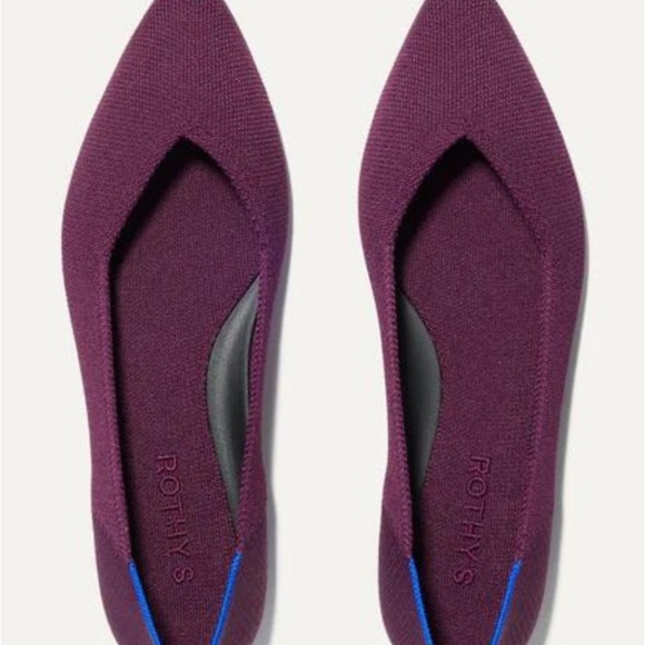 Rothy's Shoes - Rothy's New The Point II Flats Pointy Flats 10.5 in Boysenberry/Purple RM 152